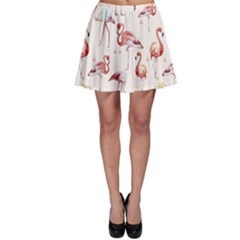 Triangle White Skater Skirt by CoolDesigns