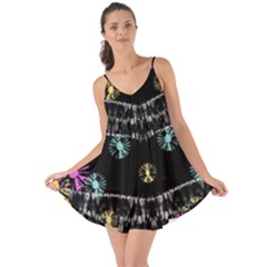 Firework Black Tie Dye Love The Sun Cover Up by CoolDesigns