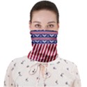 Eagle Red Stripes Seamless Face Mask Bandanas for Dust Outdoor (Adult) View1