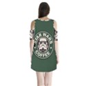 Stormtrooper Coffee Shoulder Cutout Velvet One Piece View2