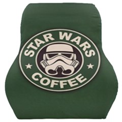 Stormtrooper Coffee Car Seat Back Cushion  by Cendanart