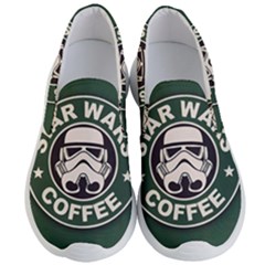 Stormtrooper Coffee Men s Lightweight Slip Ons by Cendanart