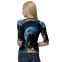 Aesthetic Psychedelic Drawings Art Acid Space Quarter Sleeve Raglan T-Shirt View2