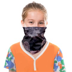 In The Cosmos Moon Sci-fi Space Sky Face Covering Bandana (kids) by Cendanart