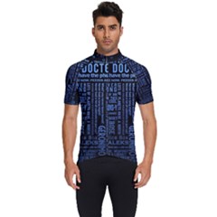 Doctor Who Tardis Men s Short Sleeve Cycling Jersey by Cendanart