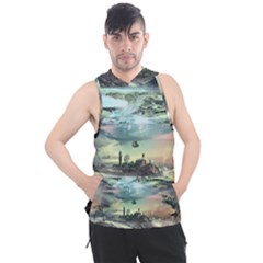 Psychedelic Art Men s Sleeveless Hoodie by Bedest