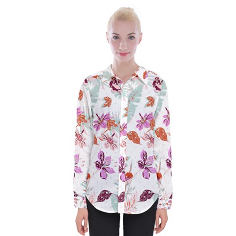 Flawer Womens Long Sleeve Shirt by saad11