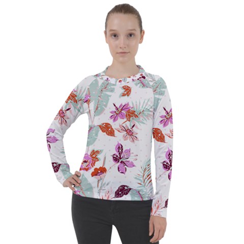 Flawer Women s Pique Long Sleeve T-shirt by saad11