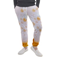 Beer Foam Texture Macro Liquid Bubble Men s Jogger Sweatpants by Cemarart