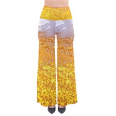 Liquid Bubble Drink Beer With Foam Texture So Vintage Palazzo Pants by Cemarart