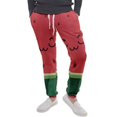 Watermelon Lock Love Men s Jogger Sweatpants by Cemarart