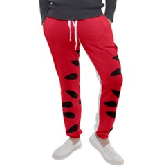 Watermelon Black Green Melon Red Men s Jogger Sweatpants by Cemarart