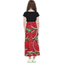 Summer Watermelon Fruit Kids  Flared Maxi Skirt View2