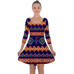 L5k62knmb81t3p2hgkotae5os5 Quarter Sleeve Skater Dress by saad11