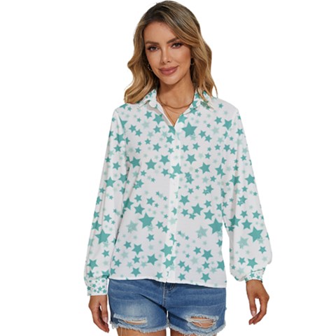 Cartoon-stars-pictures-basemap-ae0c014bb4b03de3e34b4954f53b07a1 Women s Long Sleeve Button Up Shirt by saad11