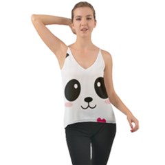 Cute Panda Love Animal Chiffon Cami by Ndabl3x