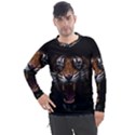 Tiger Angry Nima Face Wild Men s Pique Long Sleeve T-Shirt View1