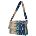 Palm Trees Beauty Nature Clouds Summer Full Print Messenger Bag (M) View1