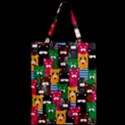 Cat Funny Colorful Pattern Zipper Classic Tote Bag View2