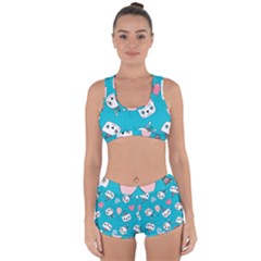 Cat Bunny Racerback Boyleg Bikini Set by Grandong