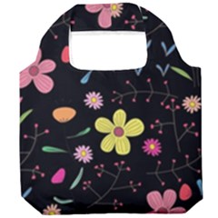 Beautiful Flower Plants Aesthetic Secret Garden Foldable Grocery Recycle Bag by Grandong