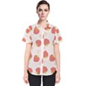 Strawberries Pattern Design Women s Short Sleeve Shirt View1