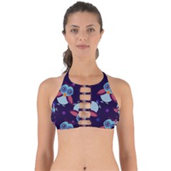 Owl Pattern Background Perfectly Cut Out Bikini Top by Grandong