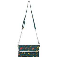 Bird Pattern Colorful Mini Crossbody Handbag by Cemarart