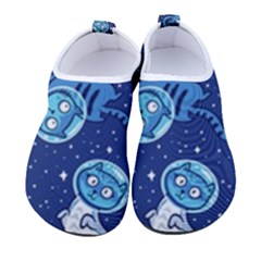 Cat Astronaut Space Suit Pattern Kids  Sock-style Water Shoes by Cemarart