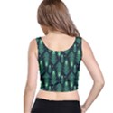 Peacock Pattern Crop Top View3