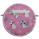 Cute Animal Little Cat Seamless Pattern Crossbody Circle Bag View2