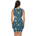 Cute Babies Toys Seamless Pattern Draped Bodycon Dress View4