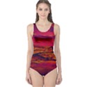 Time Wind Polishpattern Architecture Building City Cityscape Nature Pop-art Pop Surrealism  Retrowave One Piece Swimsuit View1