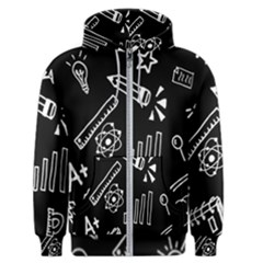 Knowledge Drawing Education Science Men s Zipper Hoodie by Proyonanggan