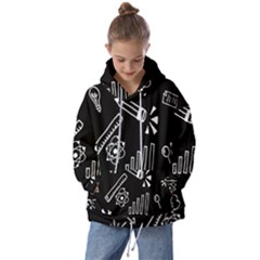 Knowledge Drawing Education Science Kids  Oversized Hoodie by Proyonanggan