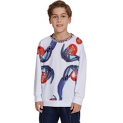 Imfd Trx 1 Kids  Crewneck Sweatshirt by imanmulyana