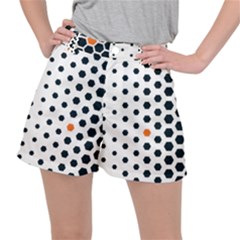 Honeycomb Hexagon Pattern Abstract Women s Ripstop Shorts by Grandong