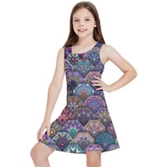 Texture, Pattern, Abstract Kids  Lightweight Sleeveless Dress by nateshop