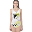 Graphic Design Geometric Background One Piece Swimsuit View1