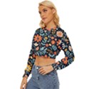 Bohemian Flowers 1 Lightweight Long Sleeve Sweatshirt View2