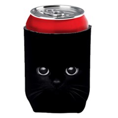 Black Cat Face Can Holder by Cemarart