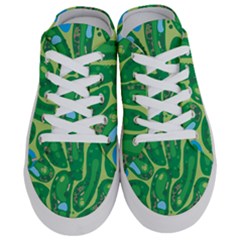 Golf Course Par Golf Course Green Half Slippers by Cemarart