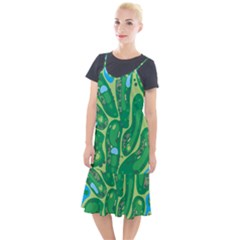 Golf Course Par Golf Course Green Camis Fishtail Dress by Cemarart