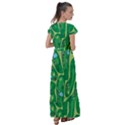 Golf Course Par Golf Course Green Flutter Sleeve Maxi Dress View2