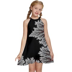 Math Formula Kids  Halter Collar Waist Tie Chiffon Dress by Bedest