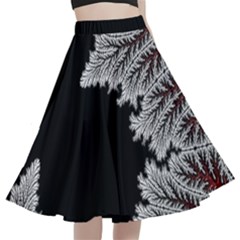 Math Formula A-line Full Circle Midi Skirt With Pocket by Bedest