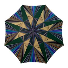 Flower Petal Bud Golf Umbrellas by Cemarart