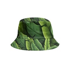 Green Leaves Inside Out Bucket Hat (kids) by goljakoff