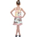 Mountain Birds River Sunset Nature Kids  Overall Dress View2