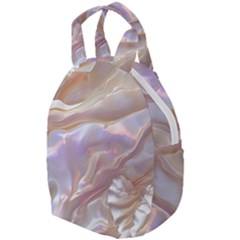 Silk Waves Abstract Travel Backpack by Cemarart